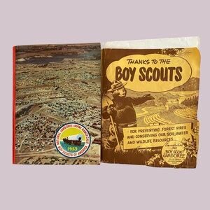 1953 Boy Scouts 3rd Jamboree Conservation Pack & Jamboree in Photos Recap Book